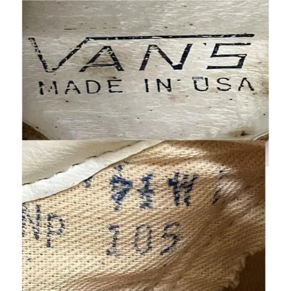 Vintage VANS Van Doren Floral Needlepoint Women's Sneakers Size 7.5